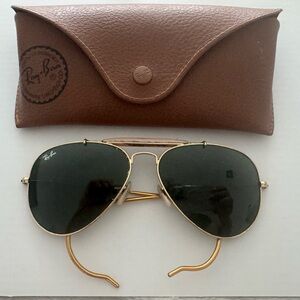 Ray-Ban Classic Gold Frame Sunglasses